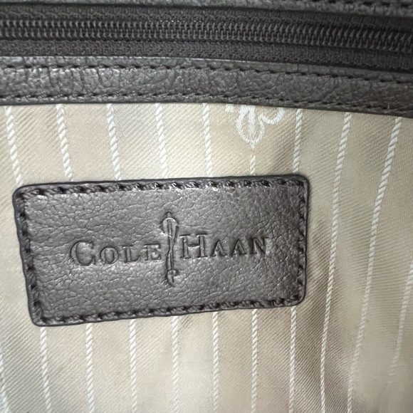 Barely Used - Cole Haan Sullivan Street Ariel Hobo Anthracite Metallic - Picture 2 of 6